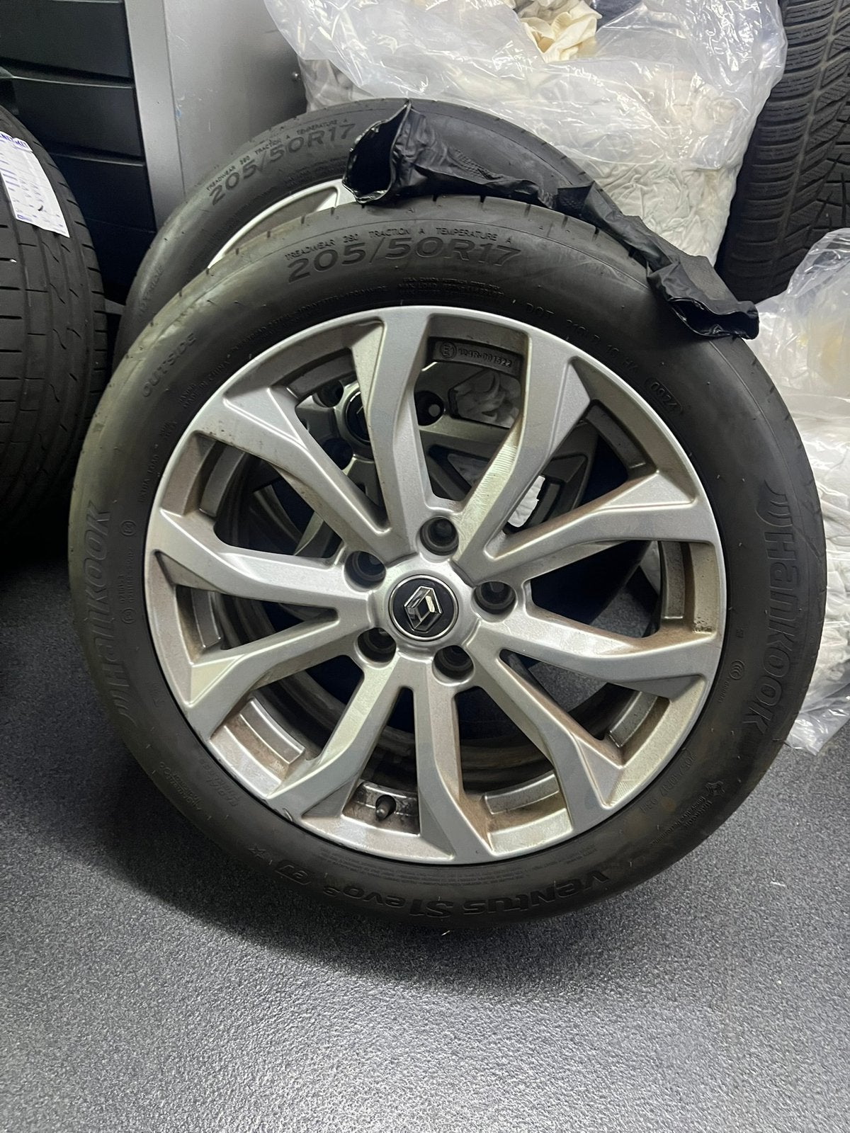 GT line velgen met Hankook banden voor Renault Megane, Ophalen, Gebruikt, Banden en Velgen, 17 inch