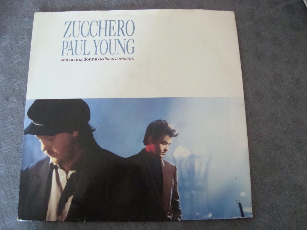 Zucchero paul young - senza una donna, Ophalen of Verzenden, Zo goed als nieuw, Pop