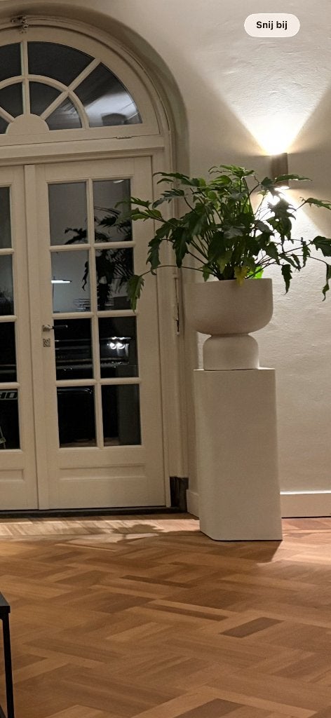 2 mooie witte zuilen, Huis en Inrichting, Ophalen, Zo goed als nieuw