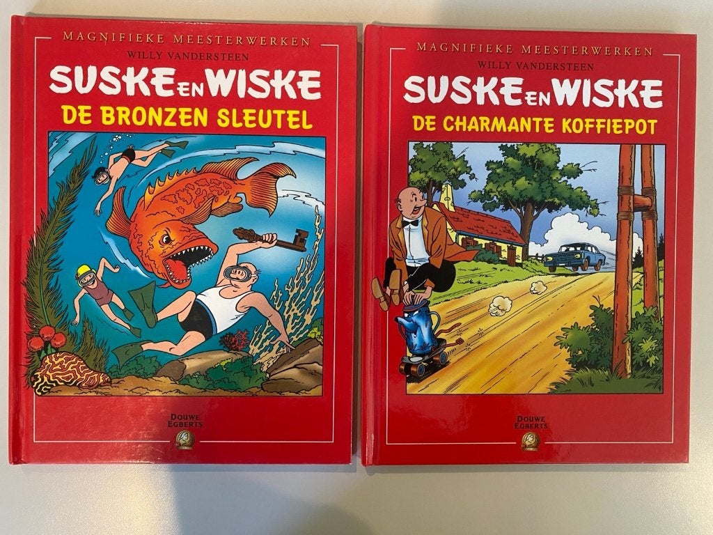 Suske en Wiske Magnifieke Meesterwerken, Meerdere stripboeken, Ophalen of Verzenden, Gelezen