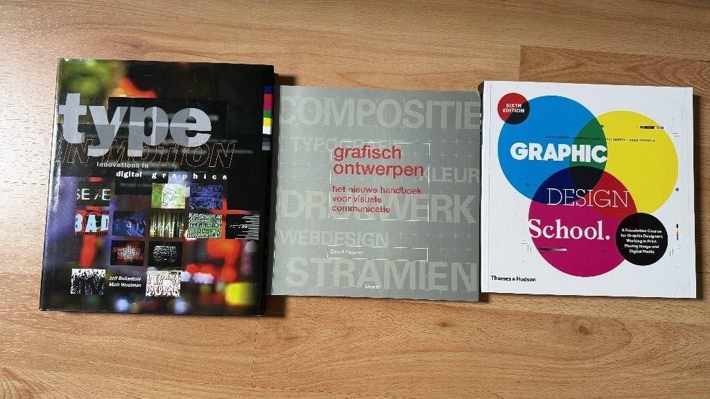 Boekenpakket: Grafisch Ontwerp & Digitale Grafiek, Boeken, Kunst en Cultuur | Fotografie en Design, Fotografie algemeen, Diverse auteurs