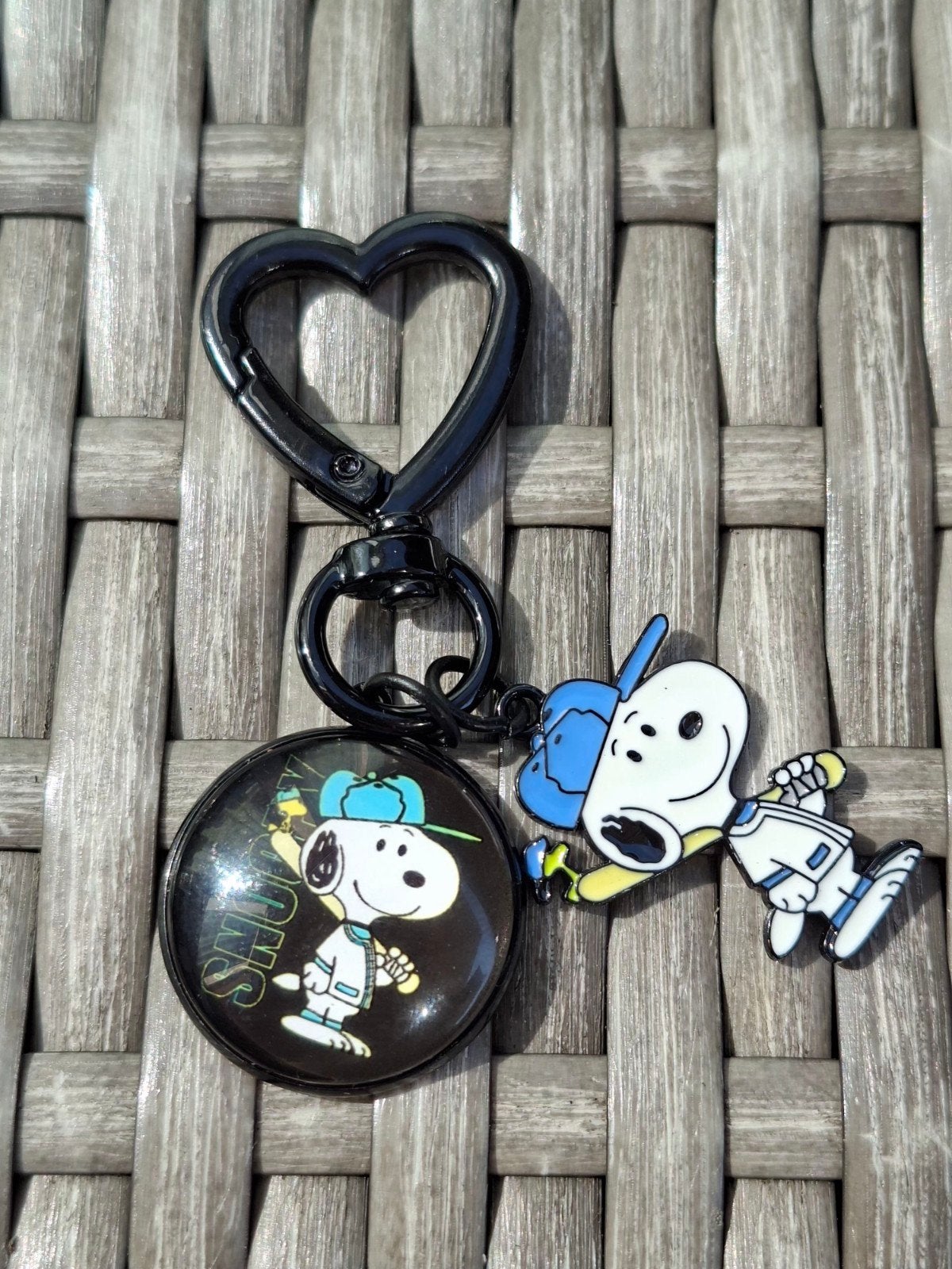 Sleutelhanger Snoopy Woodstock baseball, Verzamelen, Ophalen of Verzenden, Nieuw