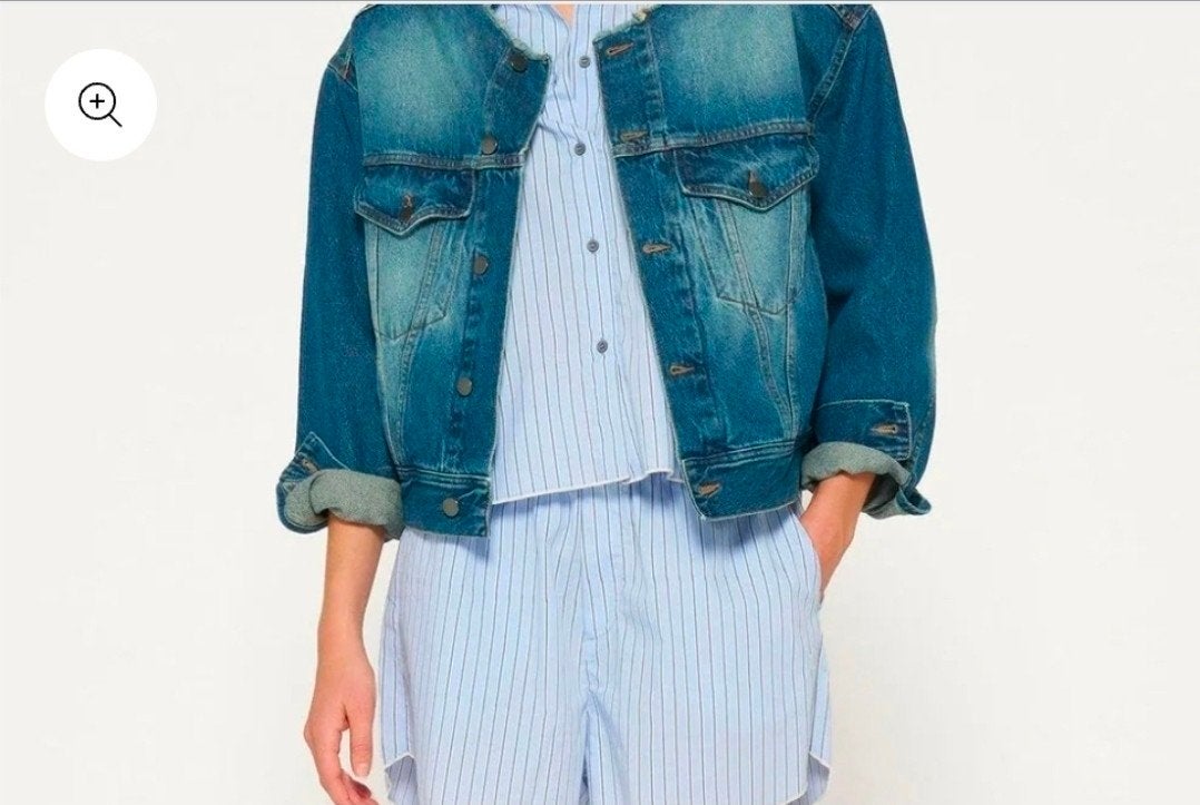 10DAYS denim logo jacket maat M, Maat 38/40 (M), Blauw, 10days, Ophalen of Verzenden