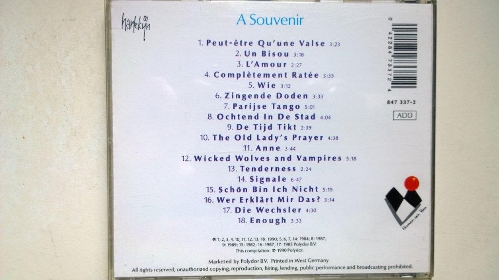 Herman van Veen - A Souvenir, Ophalen of Verzenden, Zo goed als nieuw, Pop, Album
