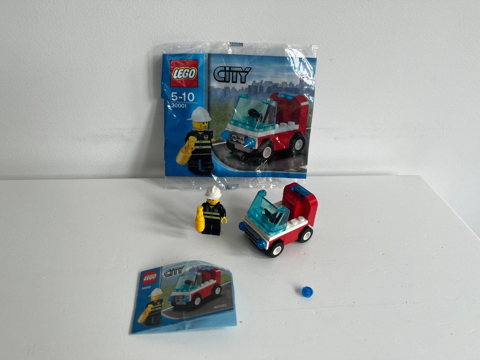 LEGO City 30001 Fireman’s Car polybag (Compleet), City, Lego, Ophalen of Verzenden, Zo goed als nieuw