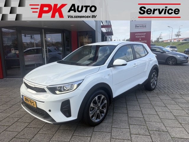 Kia Stonic 1.0 T-GDi MHEV DynamicPlusLine | Navi | Camera |, Auto's, Wit, Bedrijf, 19 km/l, 3 cilinders