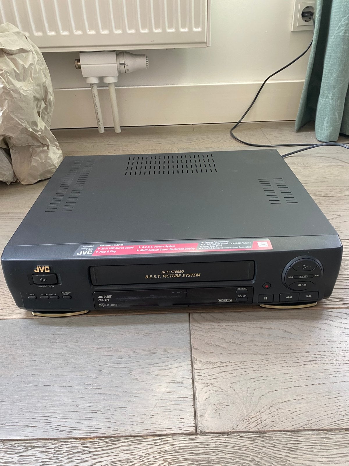 JVC Video Cassette recorder, HR-J648E, Ophalen of Verzenden, Gebruikt, VHS-speler of -recorder