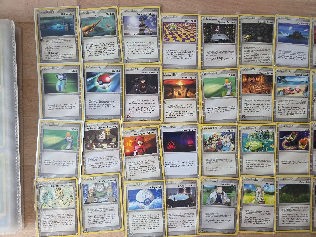 Pokémon Trainer kaarten lot – EX Era Vintage, Ophalen of Verzenden, Zo goed als nieuw, Meerdere kaarten