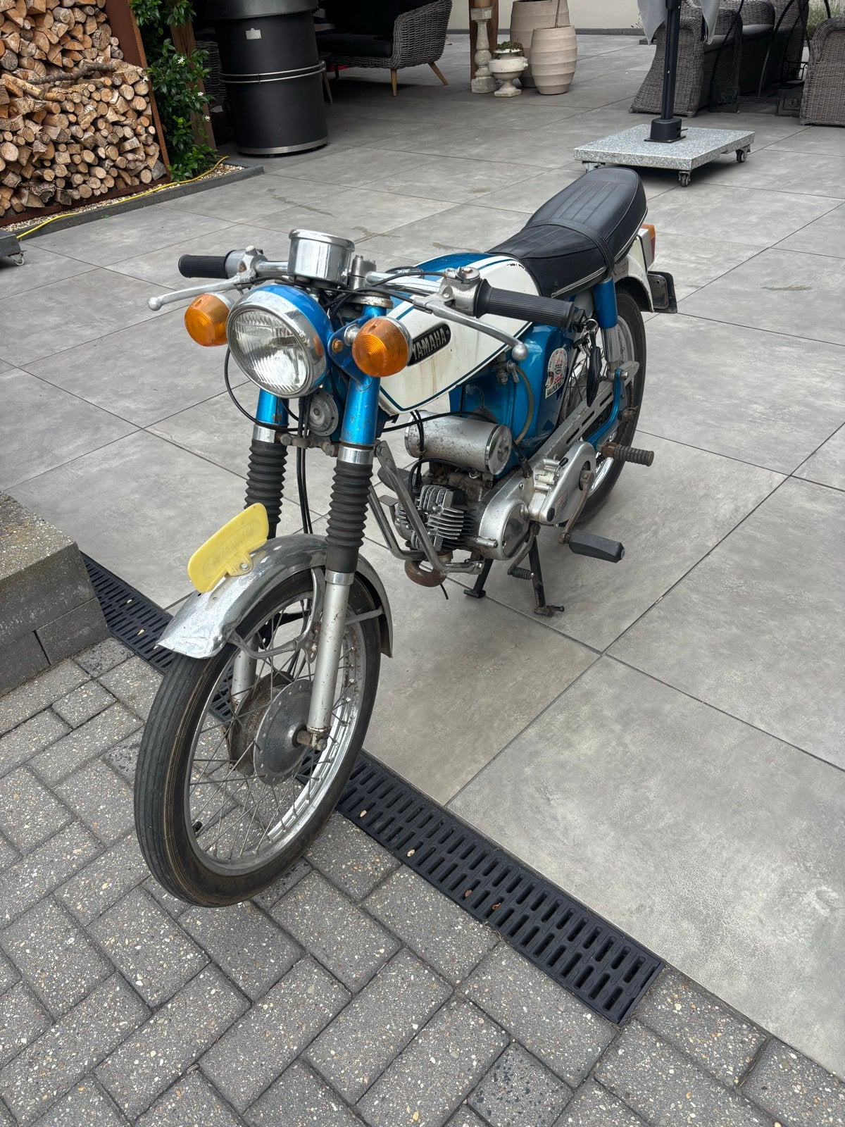 Yamaha fs1 motor kenteken bj 1972 nooit gerestaureerd, Gebruikt, Particulier, Overig, 11 kW of minder