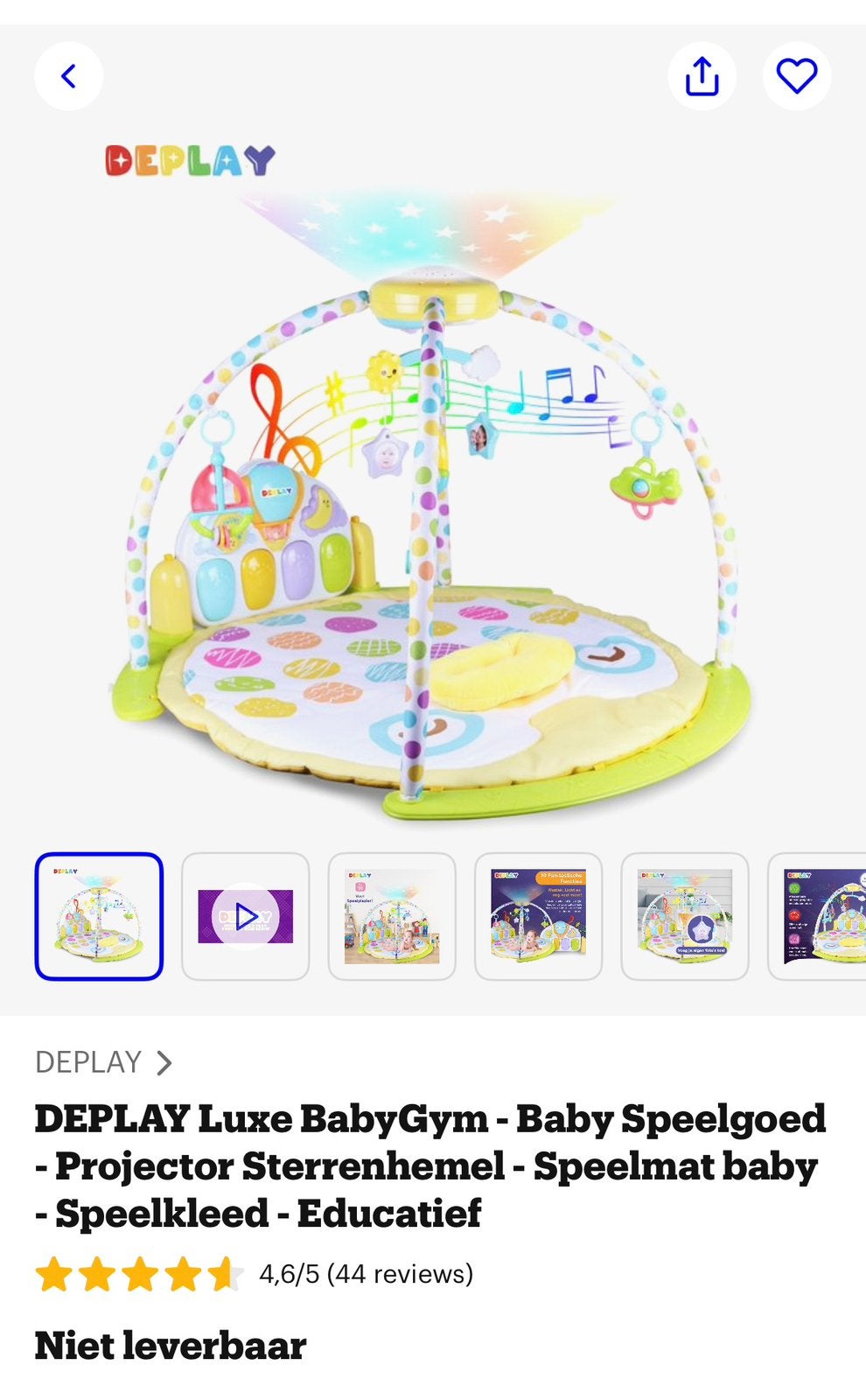 Babygym speelmaat, Ophalen of Verzenden, Zo goed als nieuw