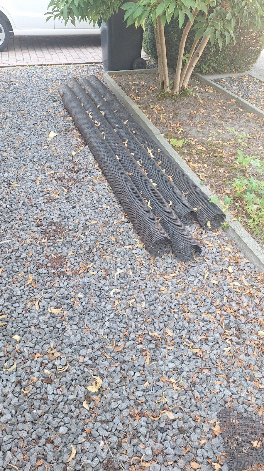 gootbeschermer/gootdrain, Ophalen, 250 cm of meer, Palen