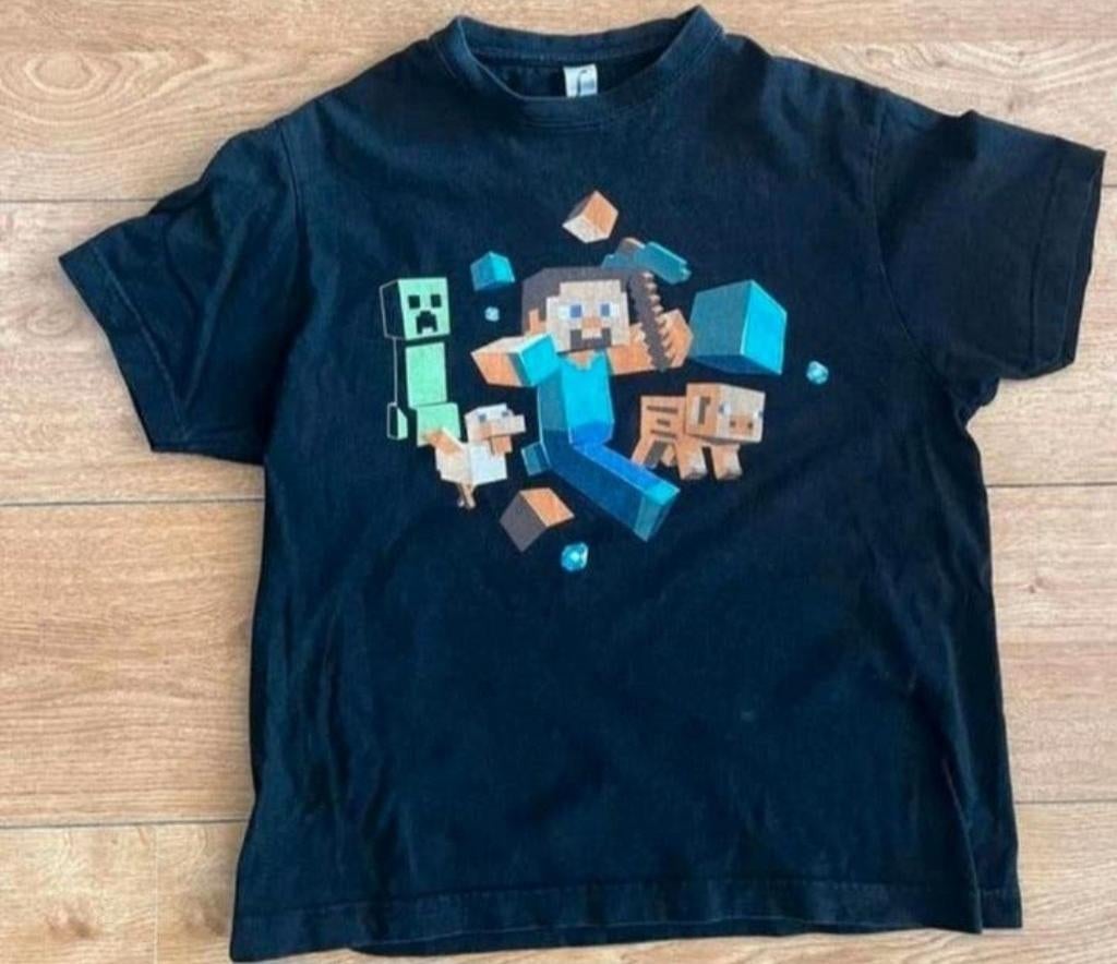 T Shirt Minecraft, Ophalen of Verzenden, Zo goed als nieuw, Jongen, Shirt of Longsleeve