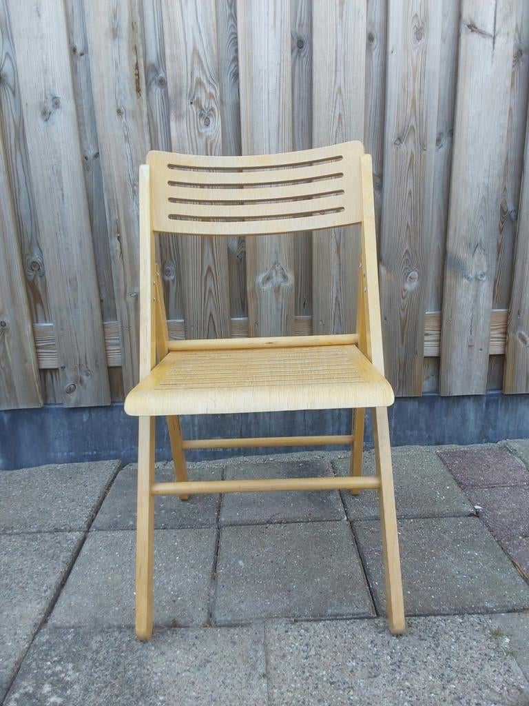 Houten klapstoel | stoel, Ophalen, Gebruikt, Eén, Hout