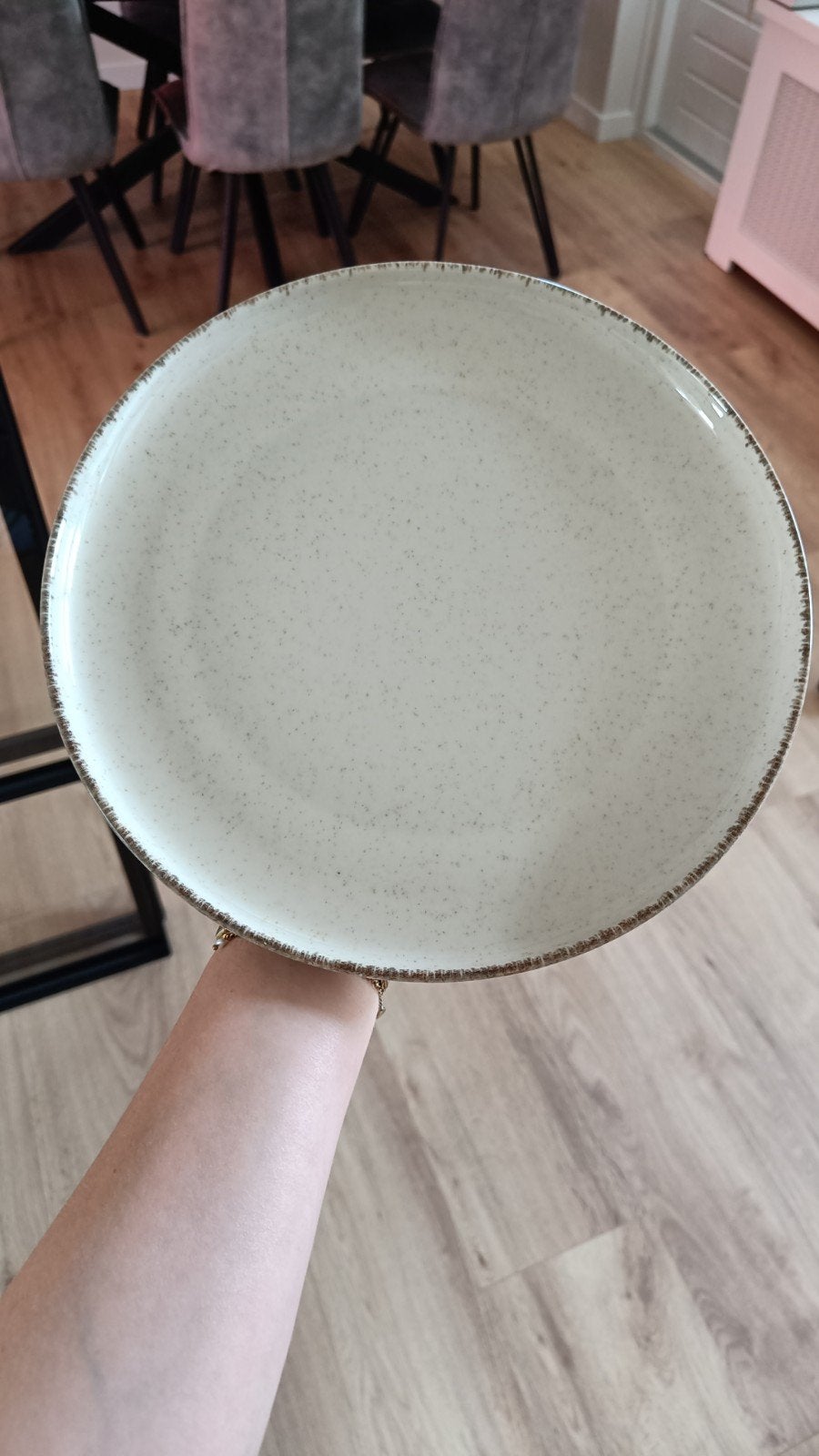 Dinerborden Kitchen Trend - Set van 7, Ophalen, Overige merken, Keramiek, Zo goed als nieuw