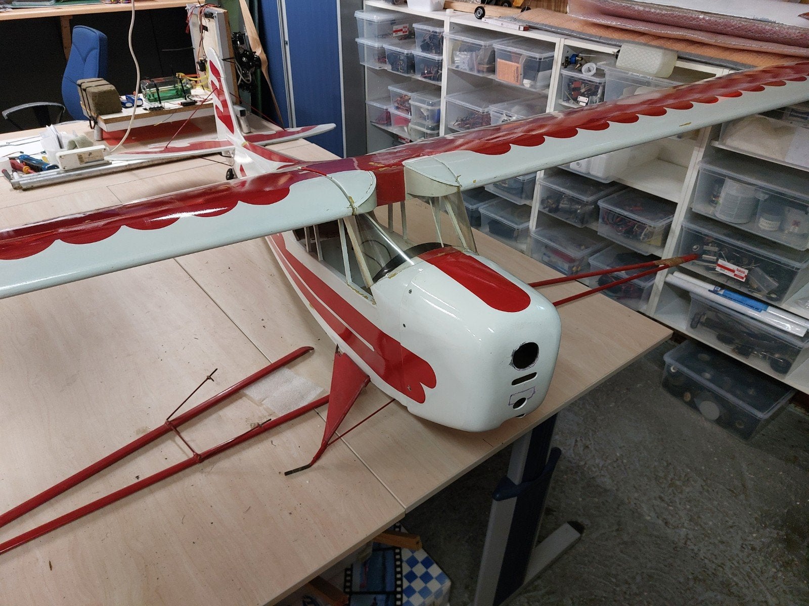 Te koop Piper cub big houtbouw 280 wing span., Ophalen