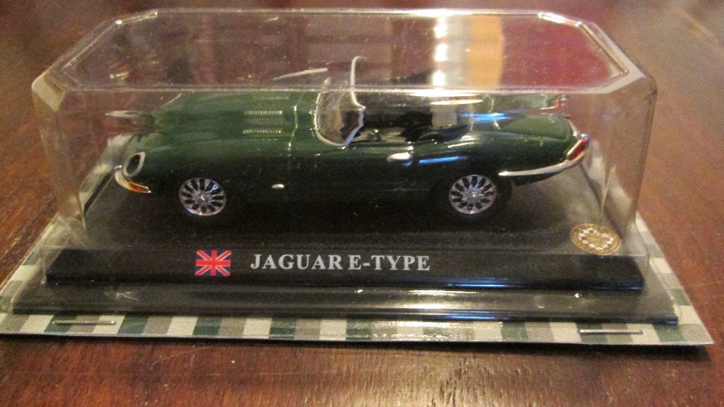 Jaguar E-Type Racing Green  Del Prado 1:43, Ophalen of Verzenden, Nieuw, Auto, Overige merken