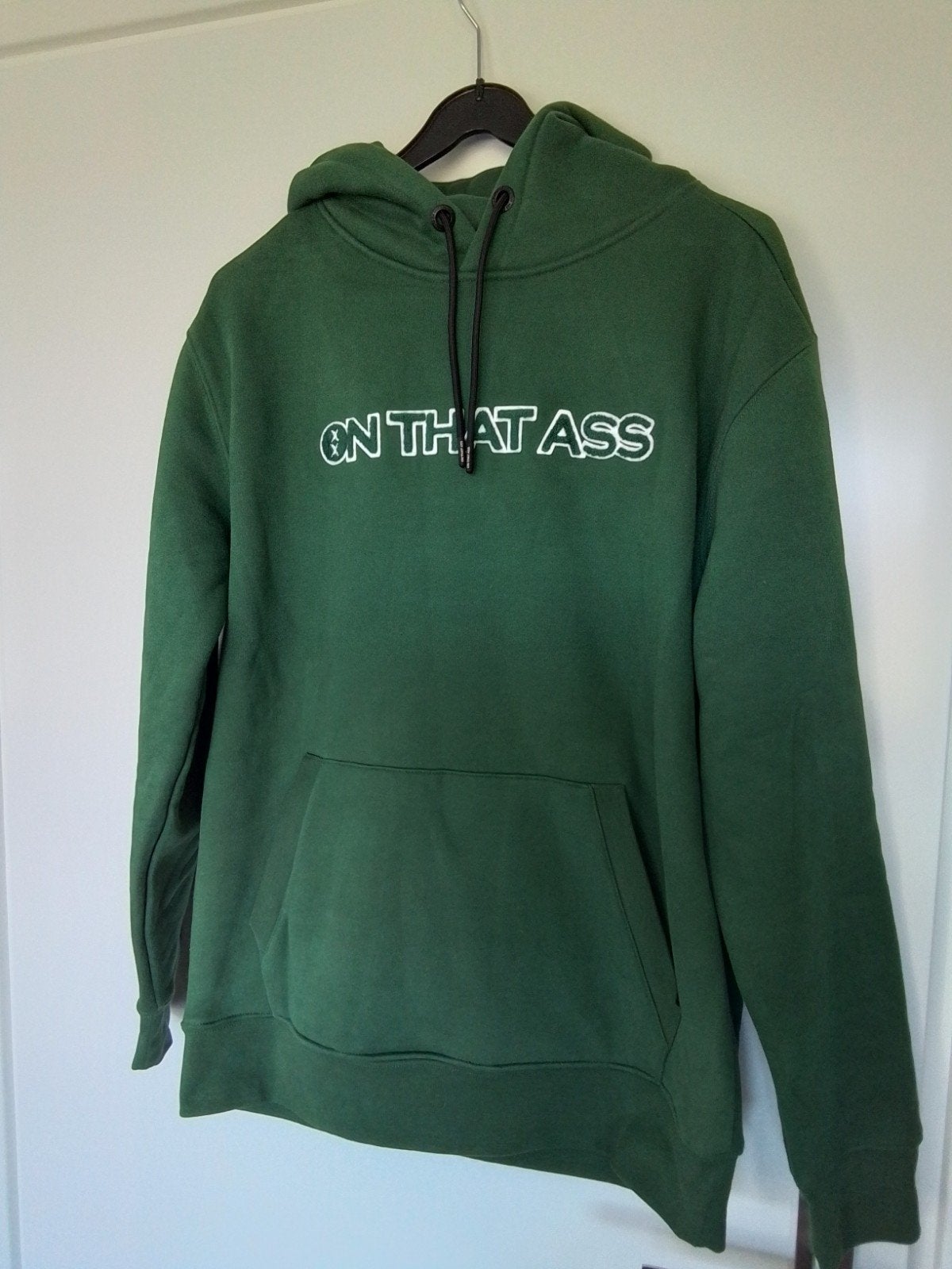 Dik groen sweatshirt, hoody On that ass mt L, Maat 52/54 (L), ON THAT ASS, Ophalen of Verzenden, Zo goed als nieuw