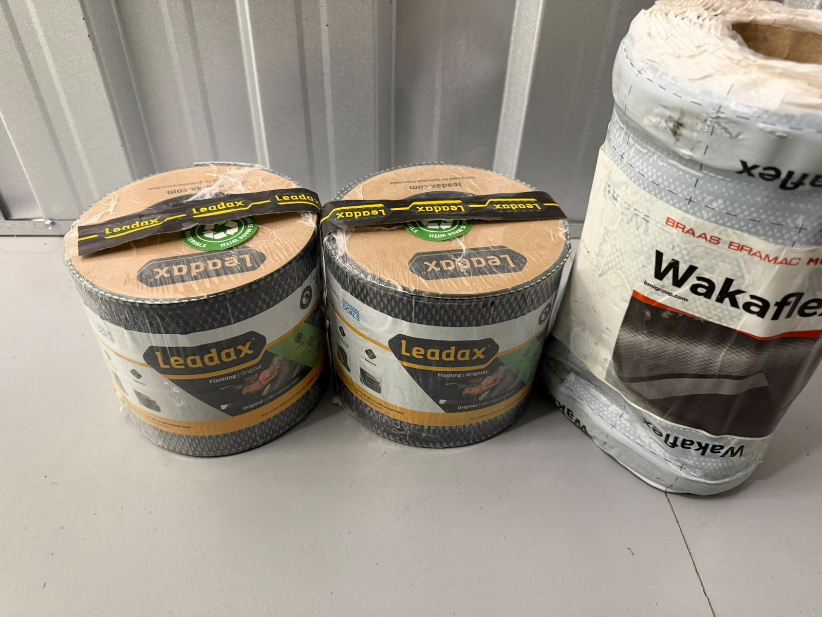 3 rollen dakmateriaal Leadax / Wakaflex, Overige materialen, Nieuw, 15 m² of meer, Ophalen