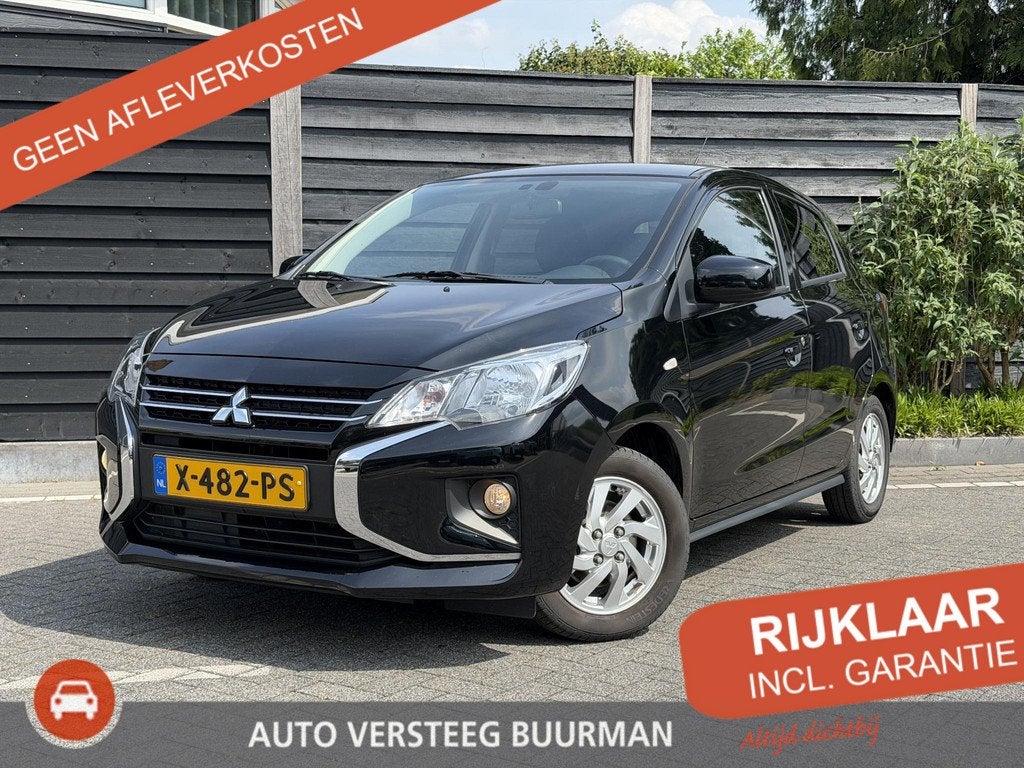 Mitsubishi Space Star Dynamic 1.2 70PK Achteruitrijcamera, C, Voorwielaandrijving, 12 maanden, Stof, Gebruikt