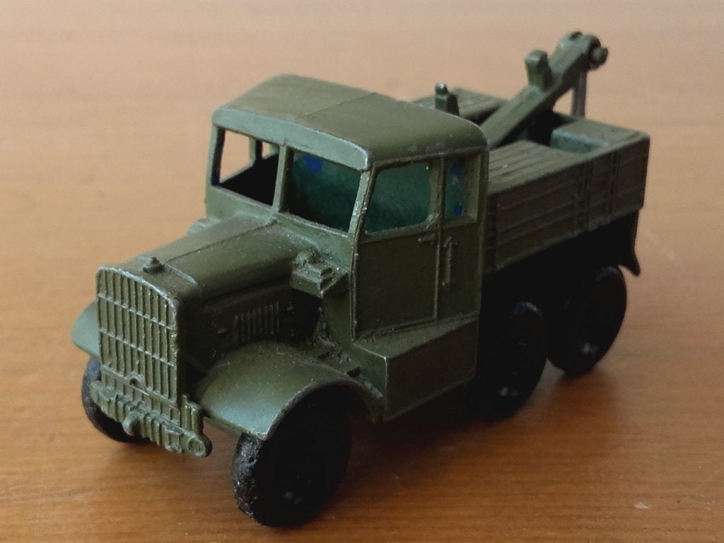 Zeven mooie oude militaria modellen uit Engeland van Lesney., Antiek en Kunst, Antiek | Speelgoed, Ophalen of Verzenden