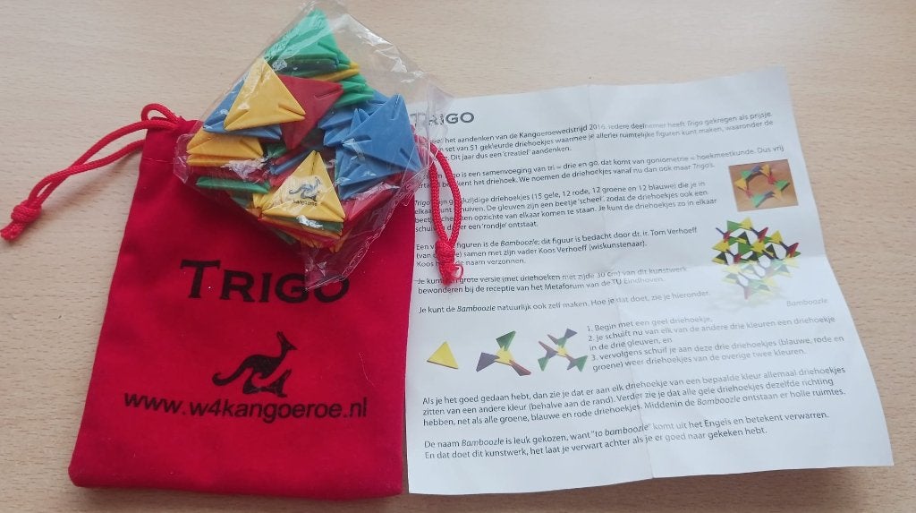 Trigo-puzzel kangoeroe breinbreker, Hobby en Vrije tijd, Ophalen of Verzenden, Minder dan 500 stukjes, Nieuw, Overige typen