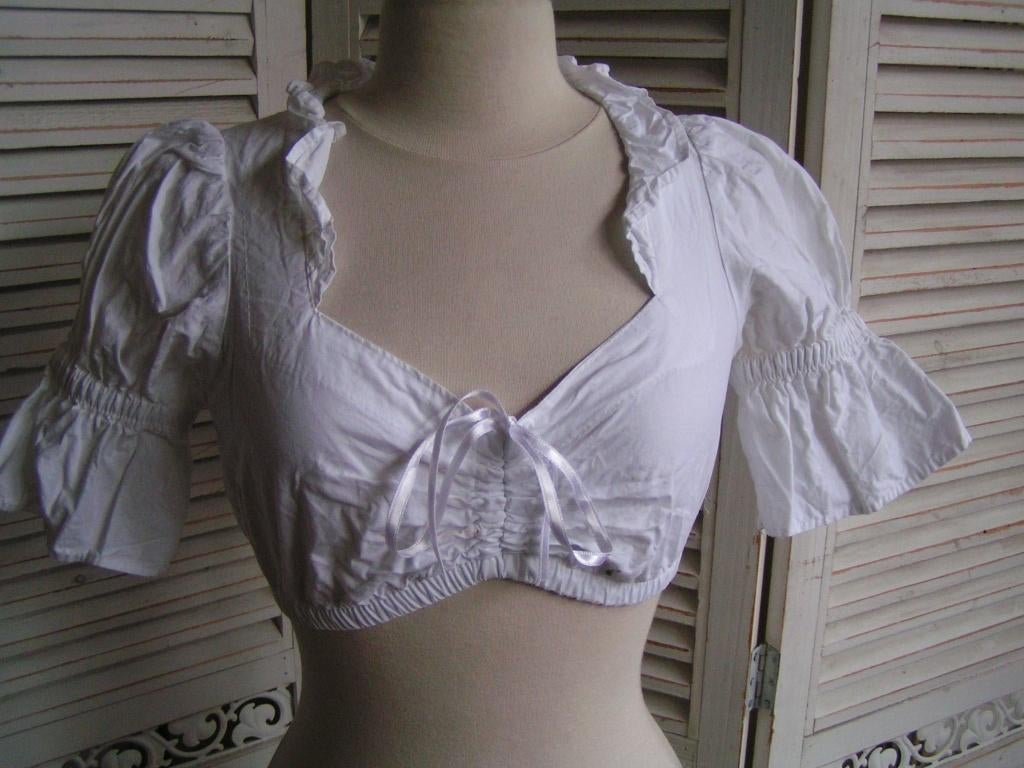 tiroler dirndl blouse maat 34 nr SS 501, Kleding | Dames, Carnavalskleding en Feestkleding, Verzenden, Dirndl, Maat 34 (XS) of kleiner