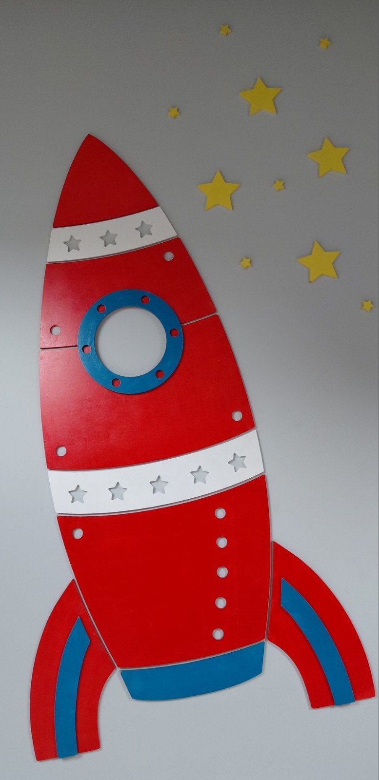 Raket Wanddecoratie, Gebruikt, Overige merken, Ophalen of Verzenden, Wanddecoratie