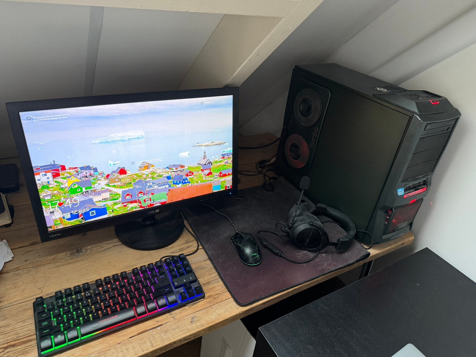 Complete (game) pc setup, Computers en Software, Ophalen, Gebruikt, 3 tot 4 Ghz, HDD