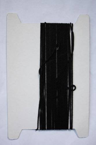 8 mtr. Koord zwart 2,5mm, Ophalen of Verzenden, Nieuw, Zwart, Knutselmateriaal