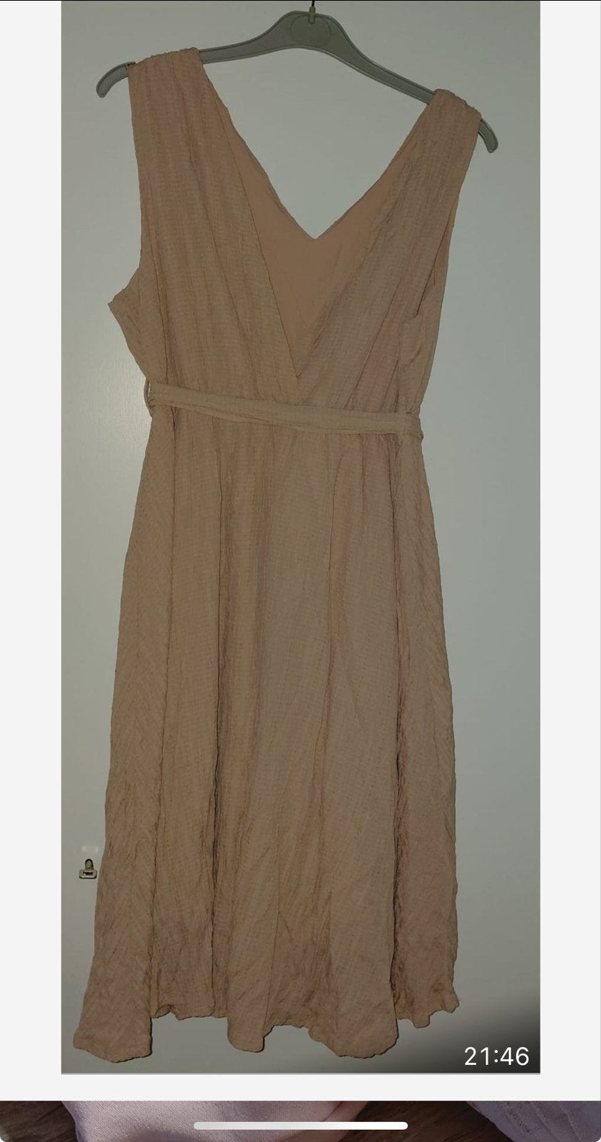 Shein Frenchy Jurk Maat L, Beige, Maat 42/44 (L), Nieuw, Ophalen of Verzenden