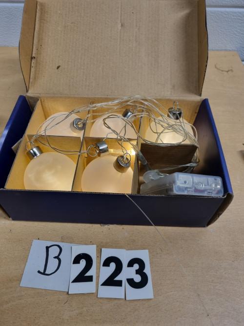 B223 kersthanger luca verlichting, Ophalen of Verzenden, 'T Olde Gre-j, Info@toldegrej.nl, Endepoelstraat 20f Didam