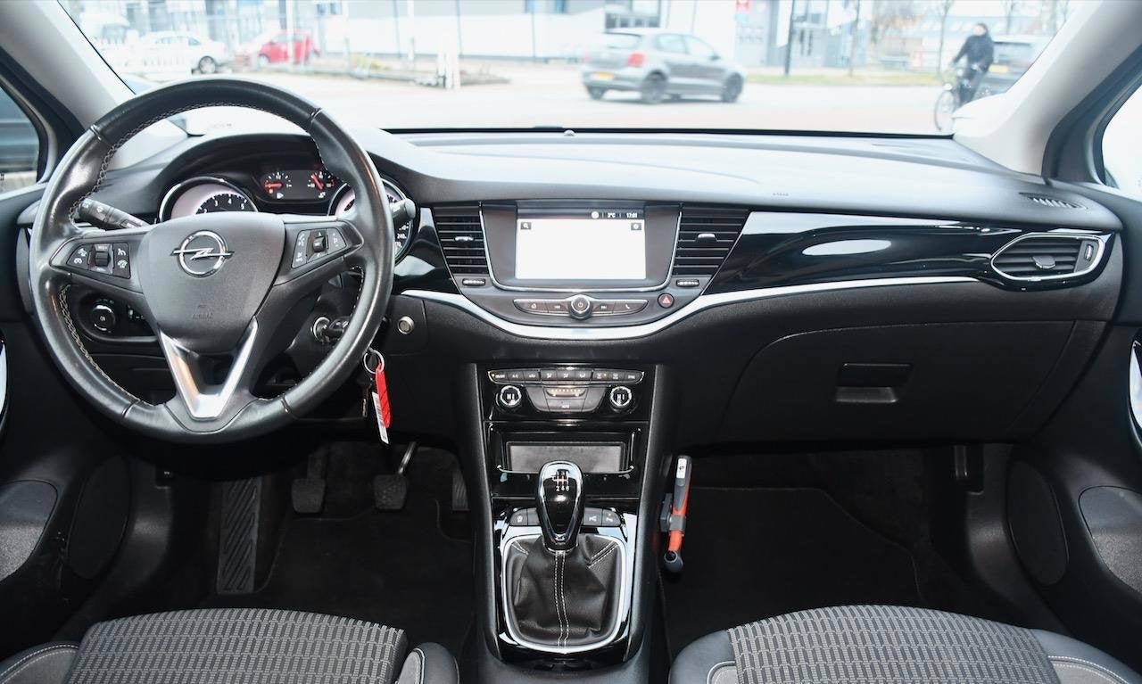 Opel Astra Sports Tourer 1.2 Design & Tech Clima|Cruise|NAVI, Voorwielaandrijving, Stof, Gebruikt, Euro 6