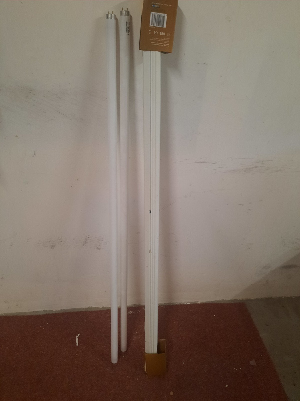 2 tl lampen en 1 armatuur, Ophalen, Minder dan 50 watt, Armatuur