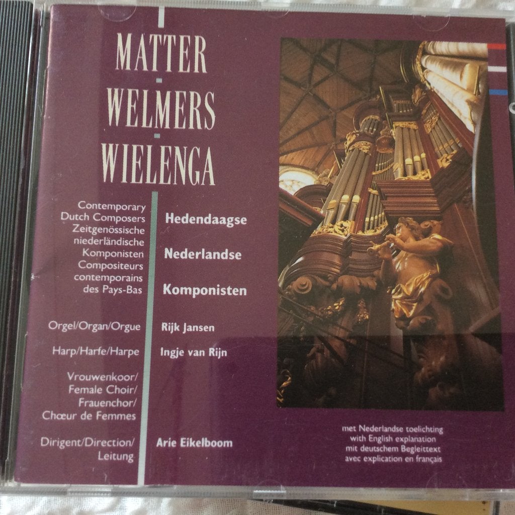Orgel & koor - Matter, Welmers, Wielenga, Ophalen of Verzenden, Modernisme tot heden, Zo goed als nieuw, Overige typen