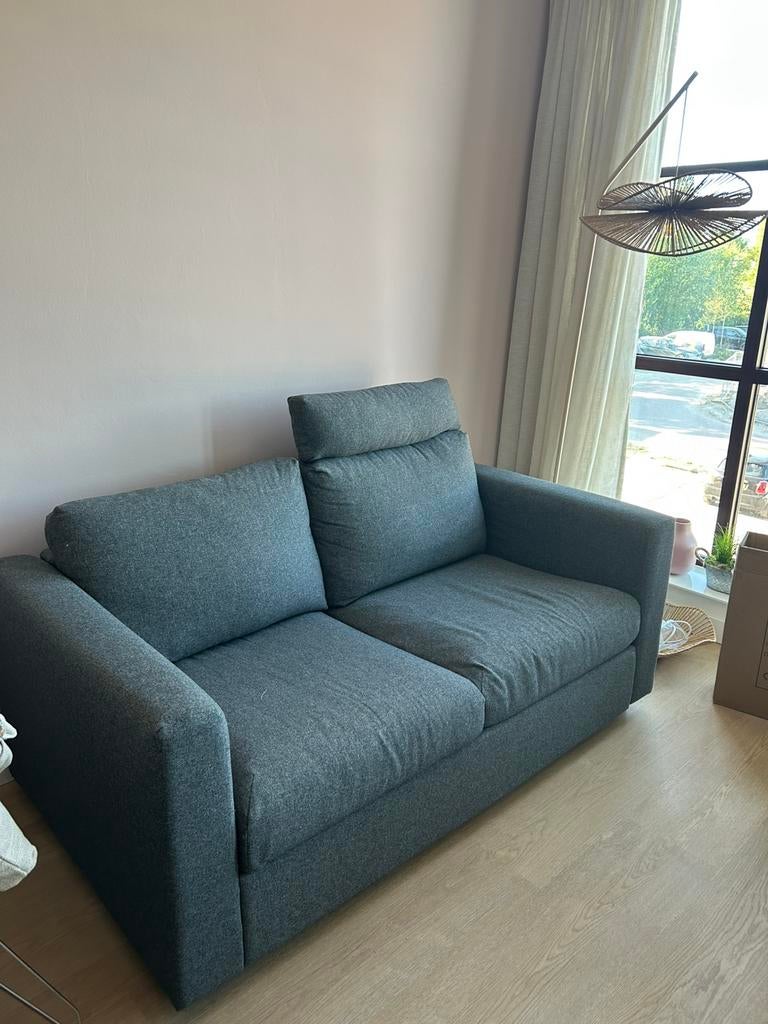 hoezen vimle donkergrijs, Huis en Inrichting, Gebruikt, Tweepersoons, 75 tot 100 cm, Ophalen of Verzenden