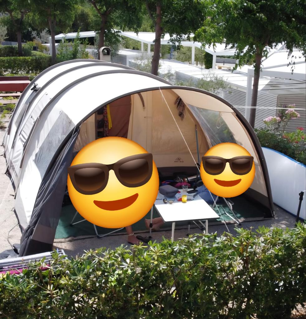 Tent te koop, 5 persoons!, Ophalen, Gebruikt, Tot en met 5