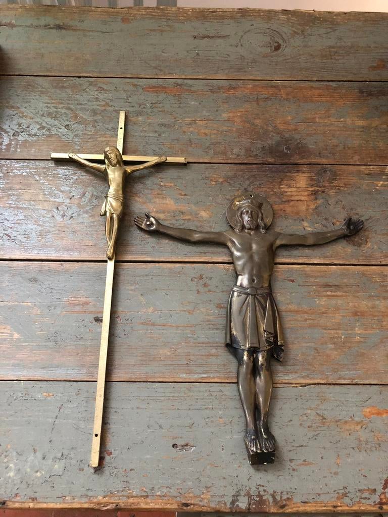 RELIGIE CHRISTUS 2 STUKS KERK, Ophalen of Verzenden, Zo goed als nieuw