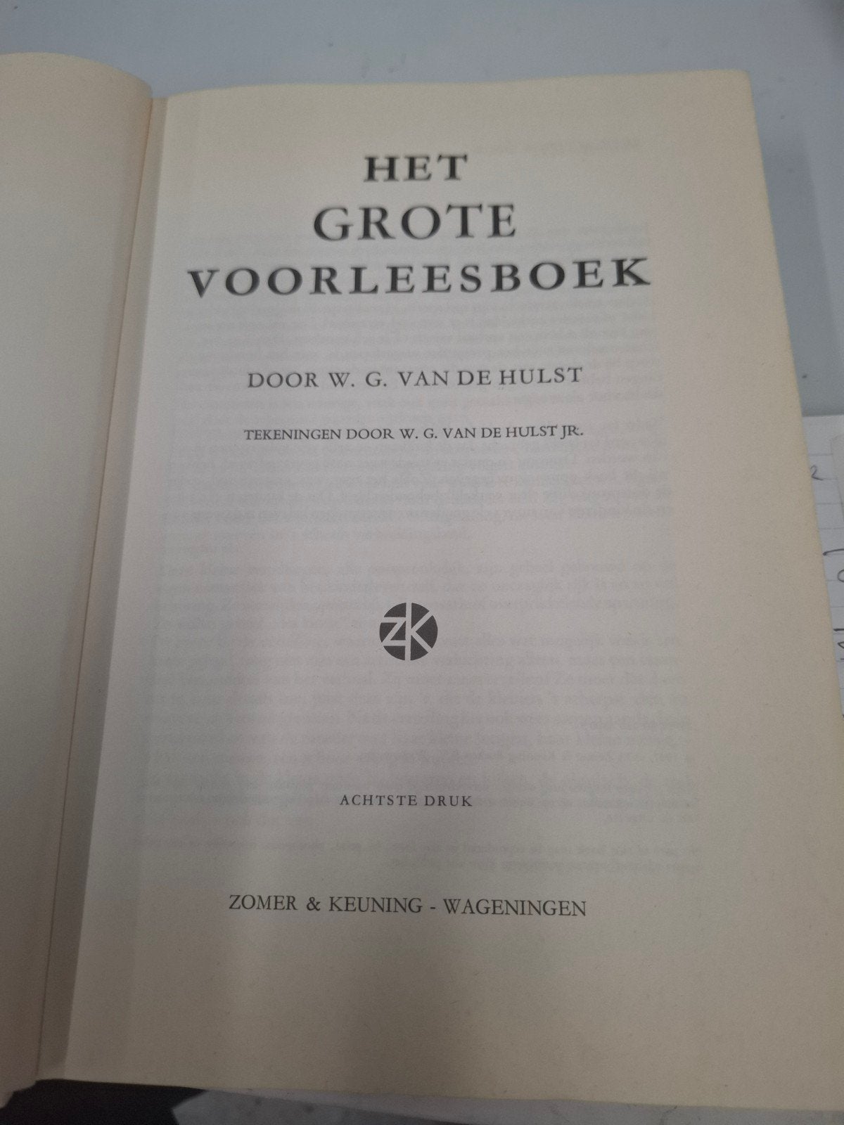 Boek Het grote voorleesboek, Boeken, Ophalen of Verzenden, Gelezen, 3 tot 4 jaar