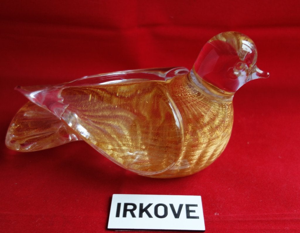 GOUDEN DUIF KRISTAL * Kunstwerkje! *, Verzenden