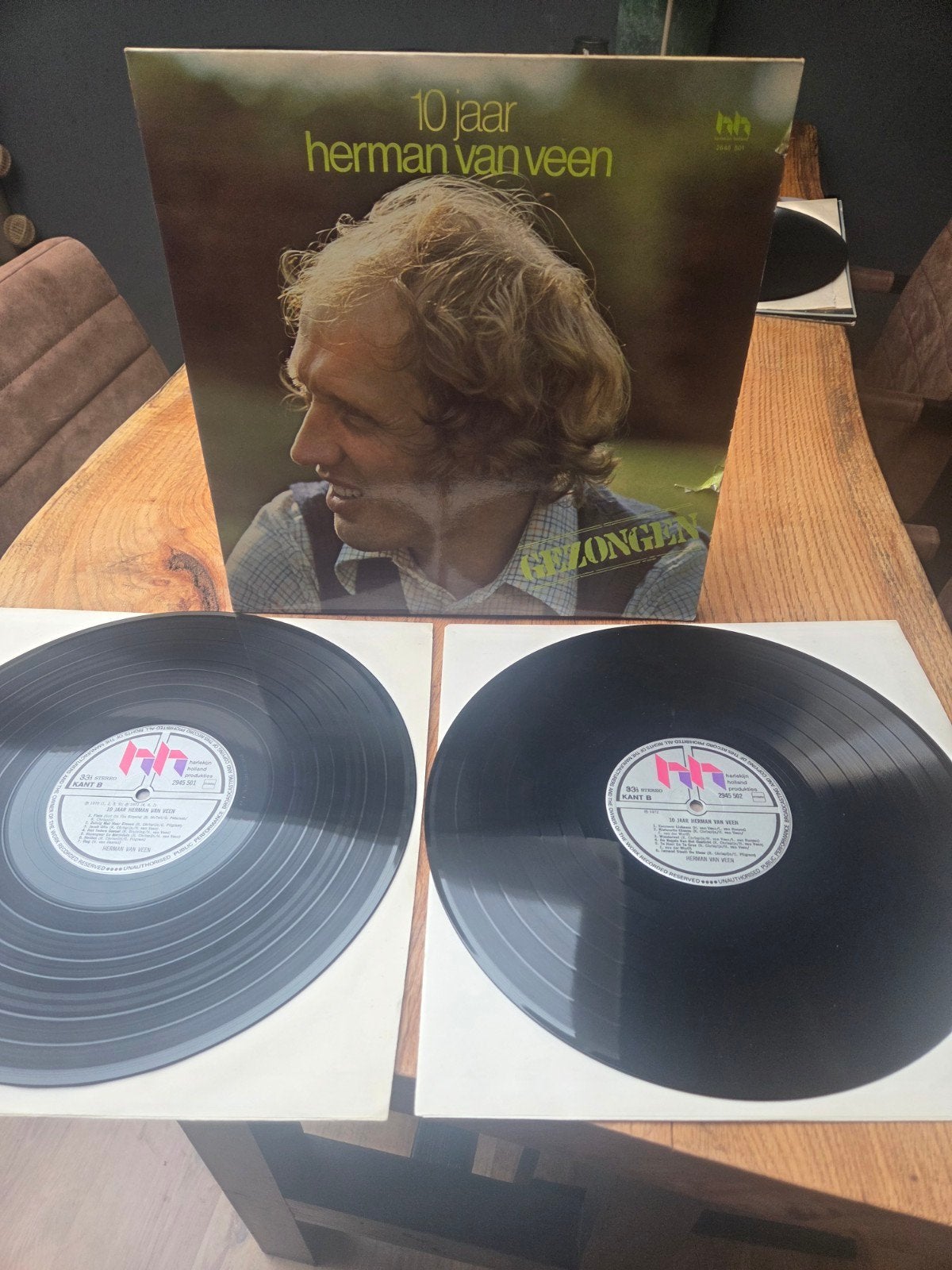 Herman van Veen - 10 Jaar Herman van Veen Dubbel-LP, Gebruikt, Pop, Ophalen of Verzenden, Dubbel-LP