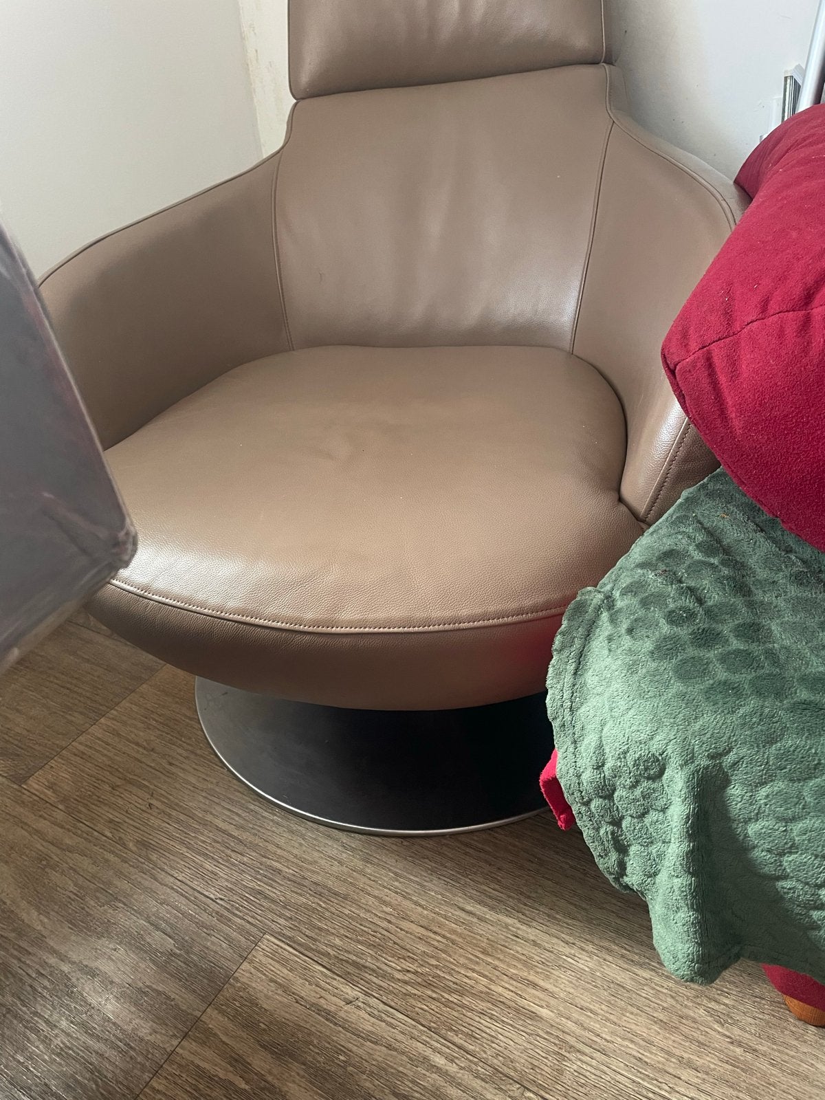 Natuzzi Comfortabele leren stoel - Gebruikt, Gebruikt, Overige kleuren, Leer, Ophalen of Verzenden