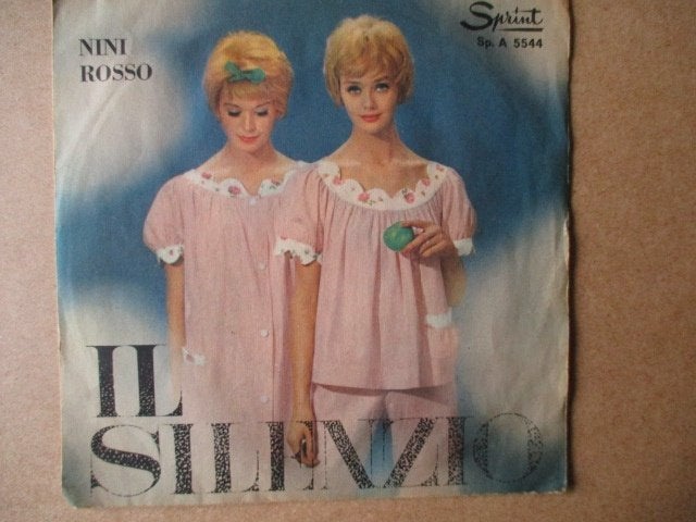 s4221 nini rosso - il silenzio 2, Cd's en Dvd's, Vinyl Singles, Ophalen, Gebruikt, 7 inch, Overige genres
