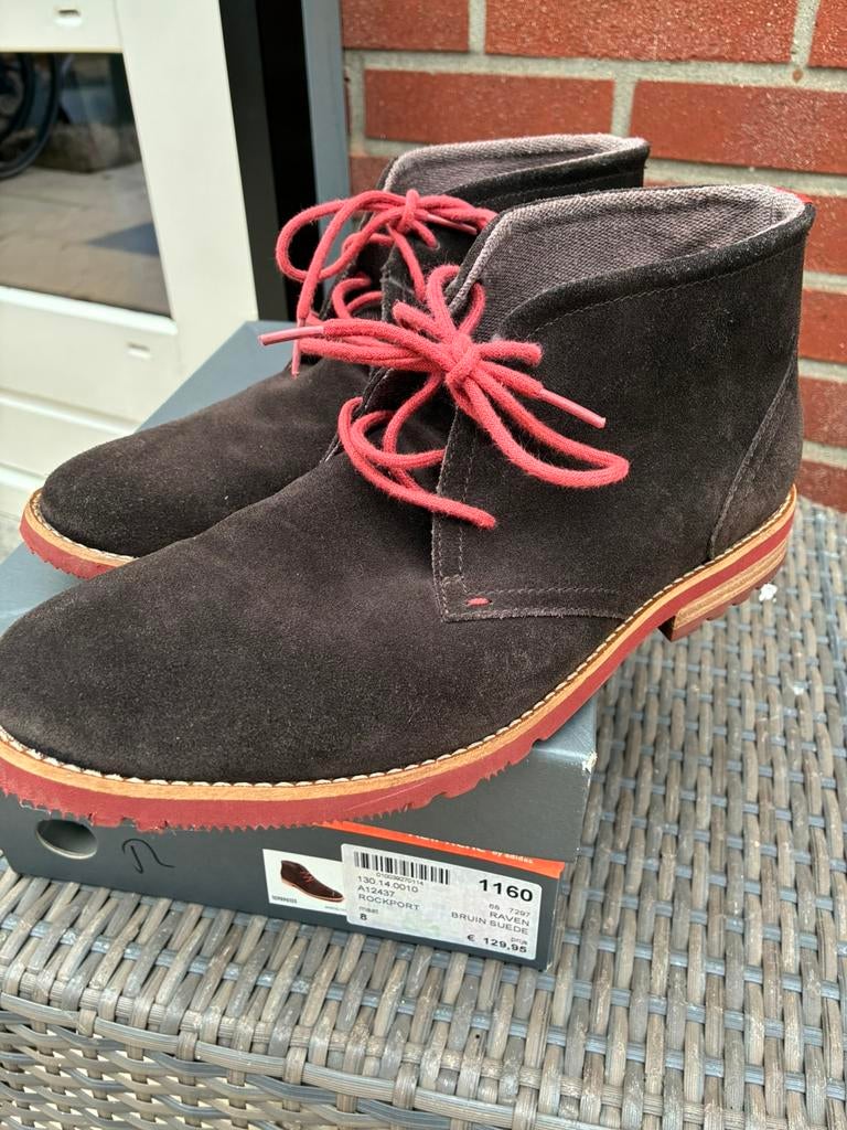 Rockport schoenen, maat 43, Kleding | Heren, Schoenen, Ophalen, Bruin, Zo goed als nieuw, Veterschoenen