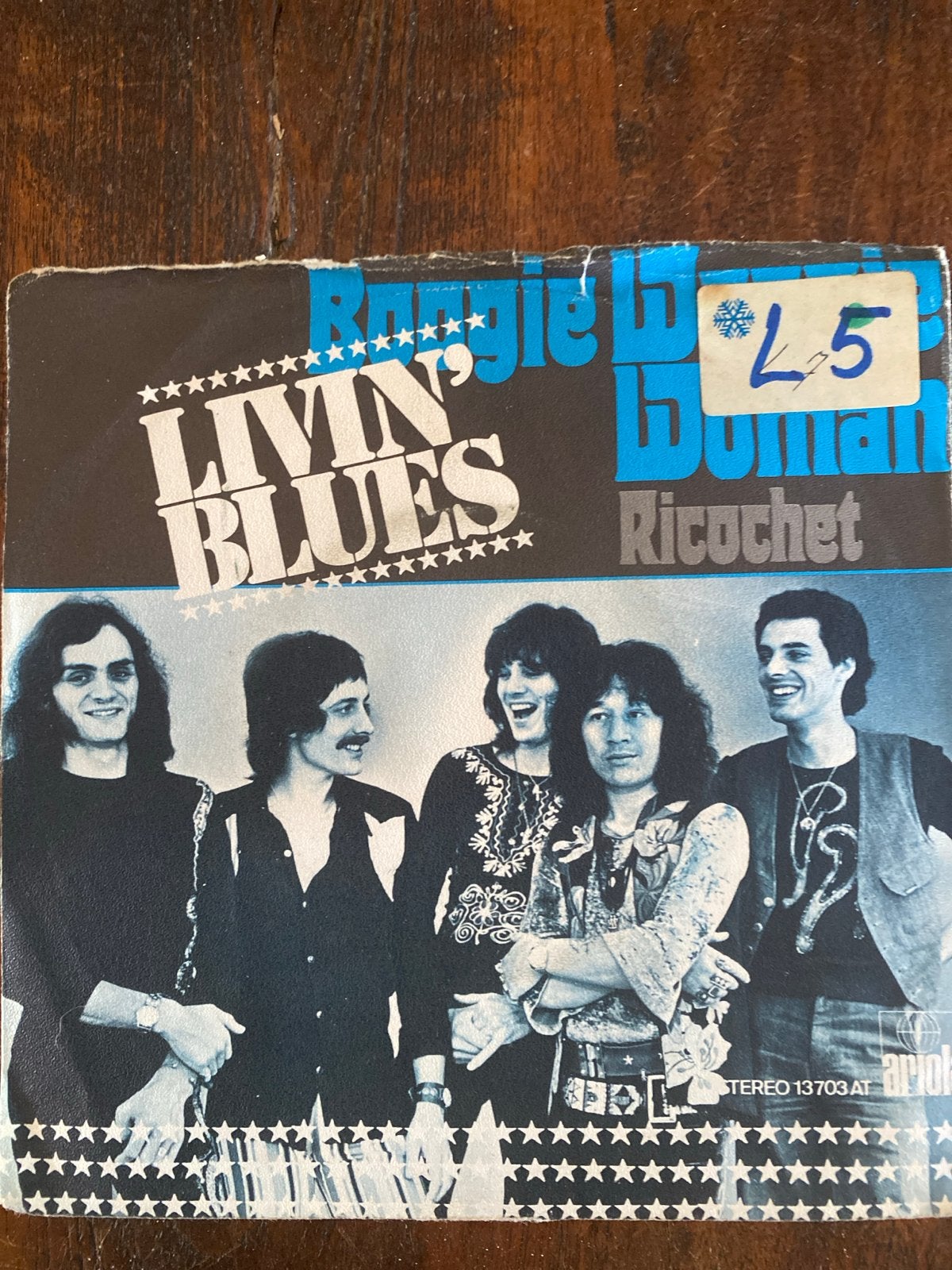 Livin' Blues - Boogie Woogie Woman / Ricochet 7 inch vinyl, Cd's en Dvd's, Gebruikt, Originele persing, 7 inch, Ophalen of Verzenden
