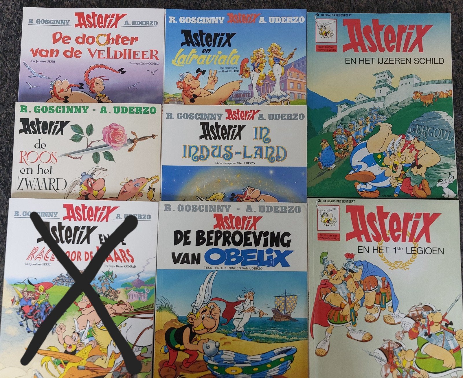 Strips Asterix, Boeken, Meerdere stripboeken, Verzenden