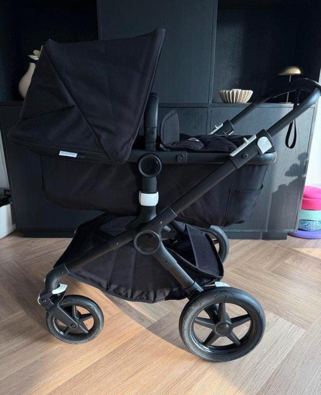 Bugaboo Fox 2 all-black kinderwagen, Ophalen, Bugaboo, Zo goed als nieuw, Combiwagen