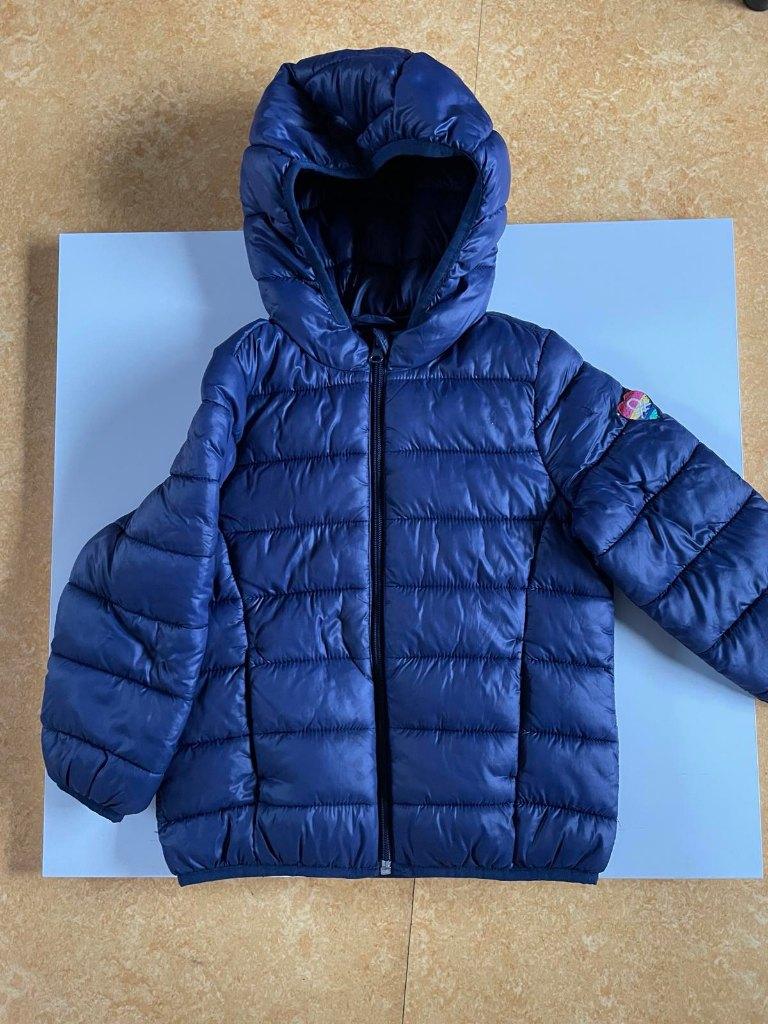 Benetton Jas - Blauw - Maat 104, Gebruikt, United Colors of Benetton, Jongen of Meisje, Ophalen of Verzenden