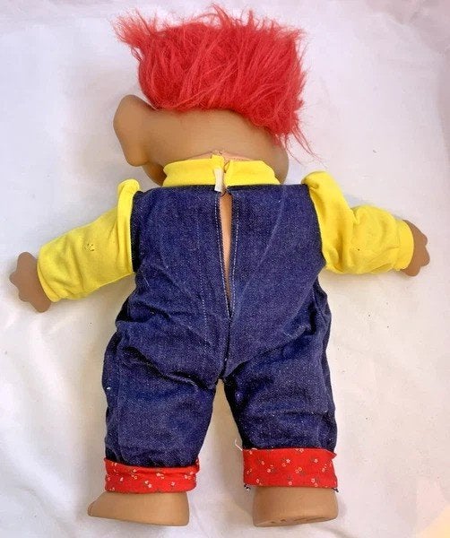 Thomas Dam Trol Pop XL 38cm Grote Vintage pop Rood Haar 90s, Verzamelen, Coolsingel 104, 3011 AG Rotterdam, Netherlands, Verzenden