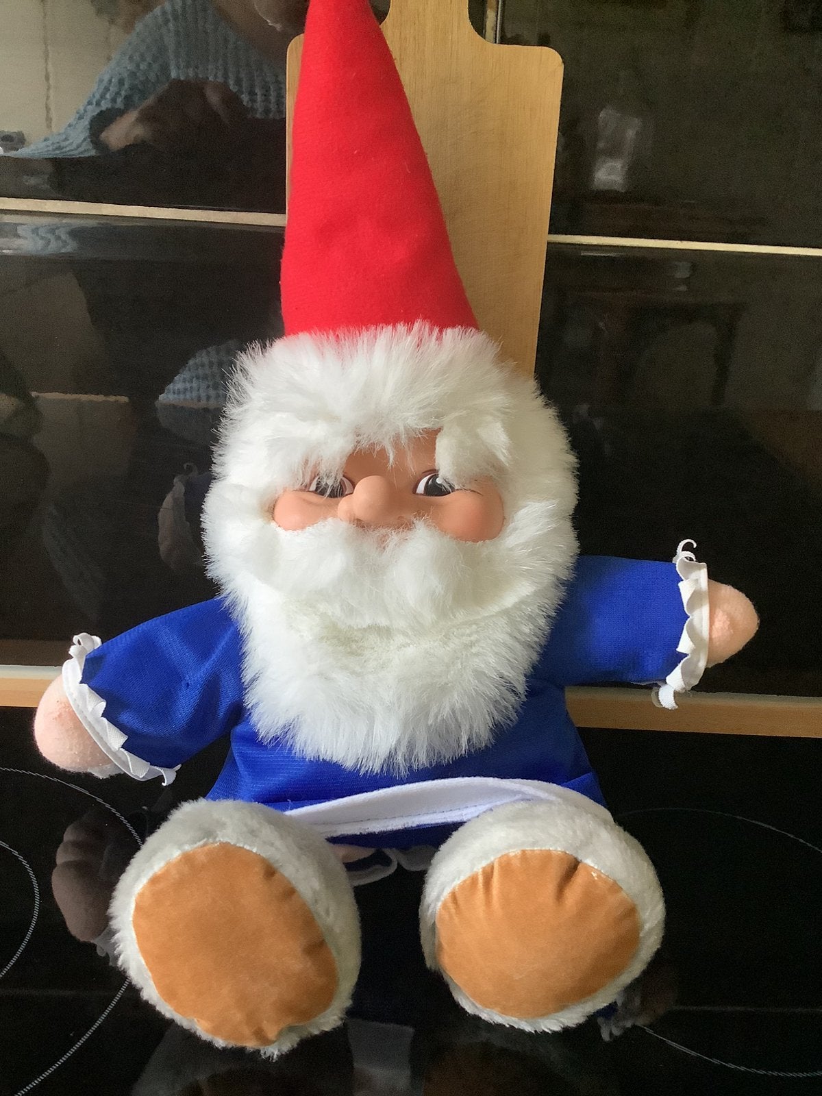 Vintage David de kabouter pluche knuffel steun KIKA, Ophalen of Verzenden, Gebruikt, Overige typen