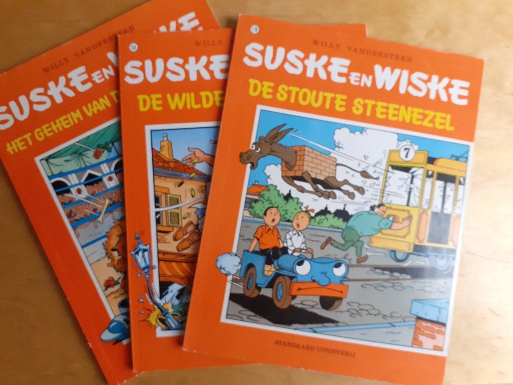 Diverse suske en wiske strips, Gelezen, Willy Vandersteen, Ophalen of Verzenden, Meerdere stripboeken